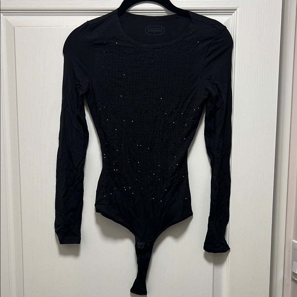 INTIMISSIMI Elegant Black Long Sleeve Bodysuit